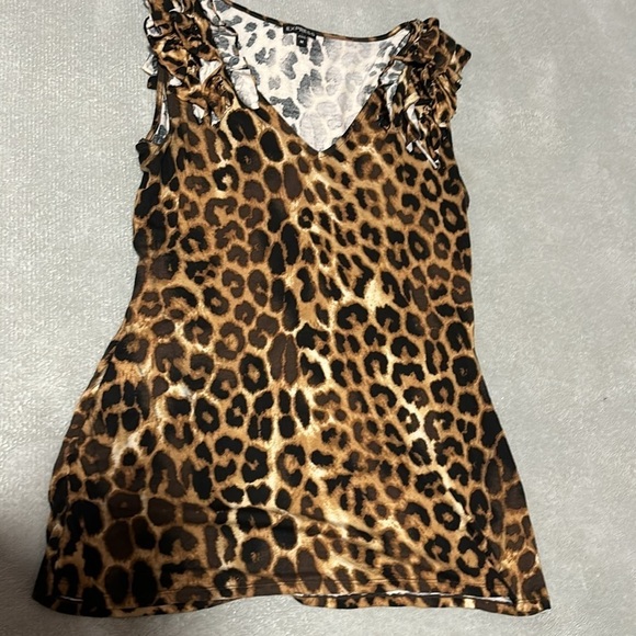 Express cheetah printt top - Picture 2 of 6